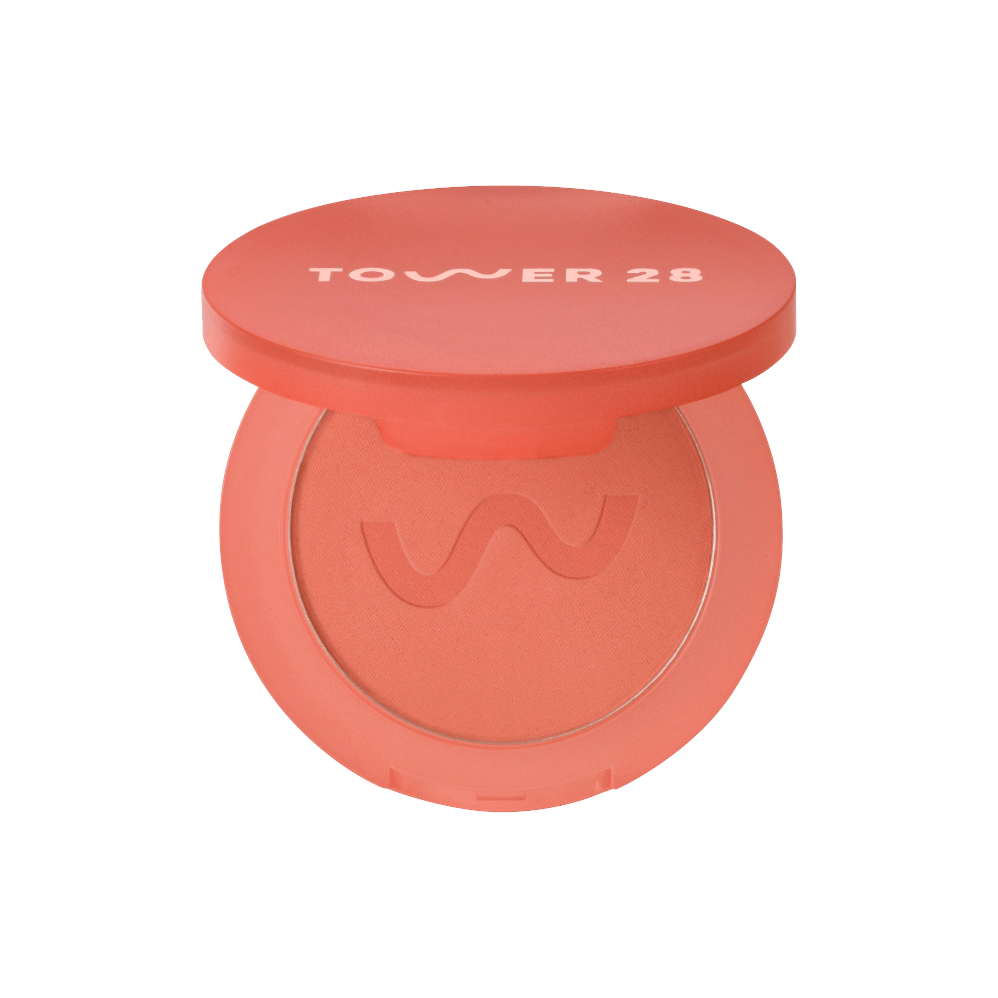 The Tower 28 Beauty GetSet™ Matte Powder Blush in the shade Culver Crush. [Culver Crush]
