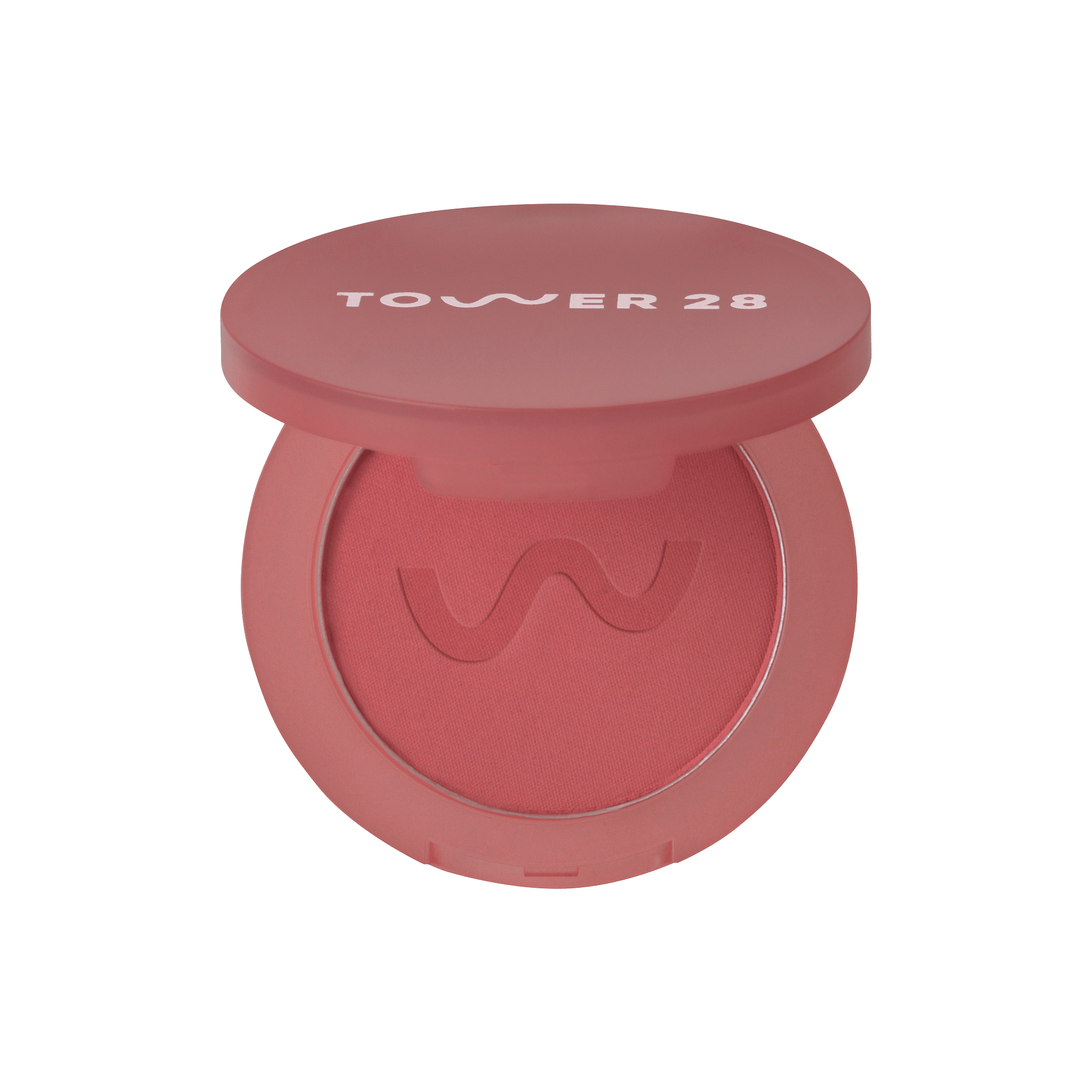 The Tower 28 Beauty GetSet™ Matte Powder Blush in the shade Sawtelle Slushie. [Sawtelle Slushie]
