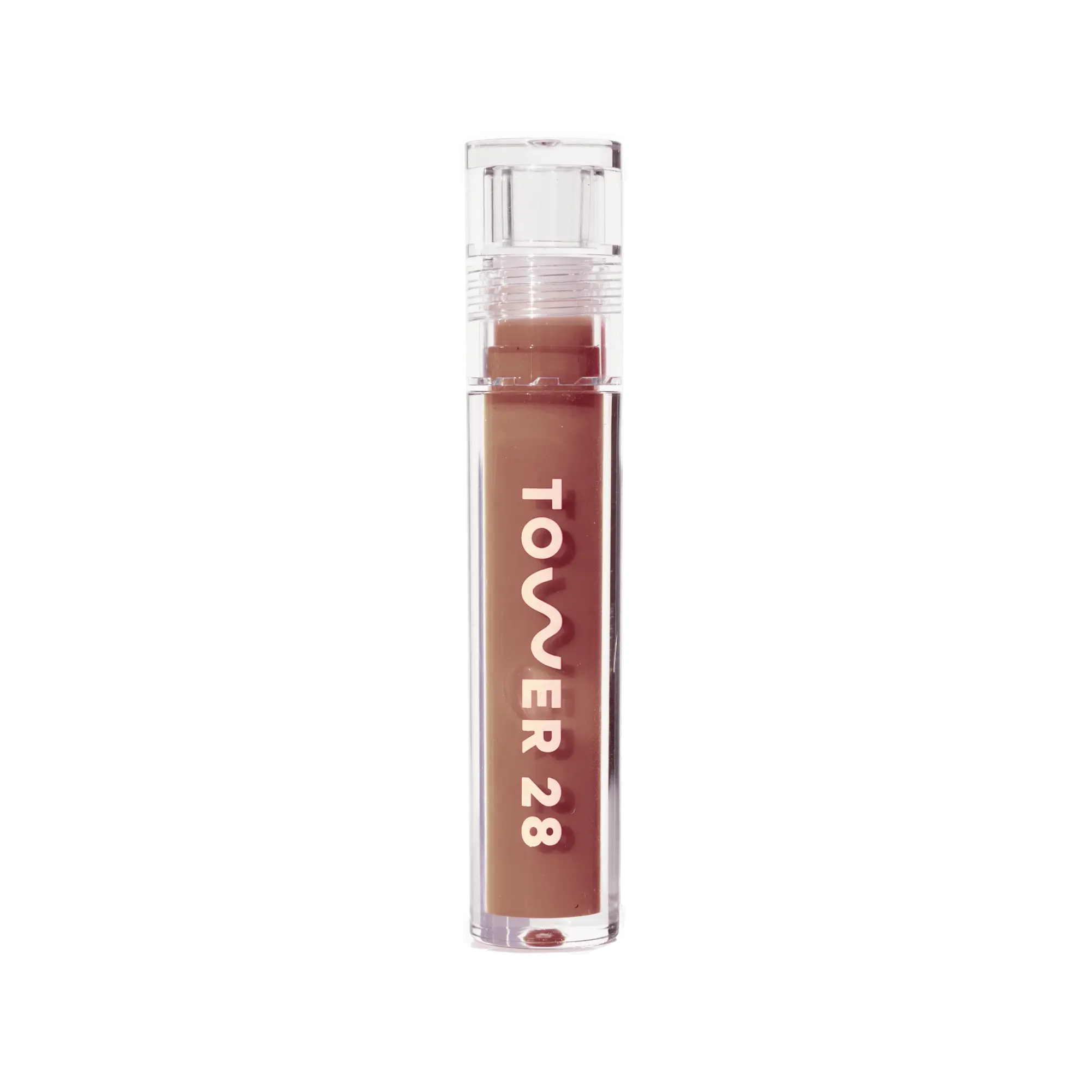 Almond [The Tower 28 Beauty ShineOn Lip Jelly in the shade Almond]